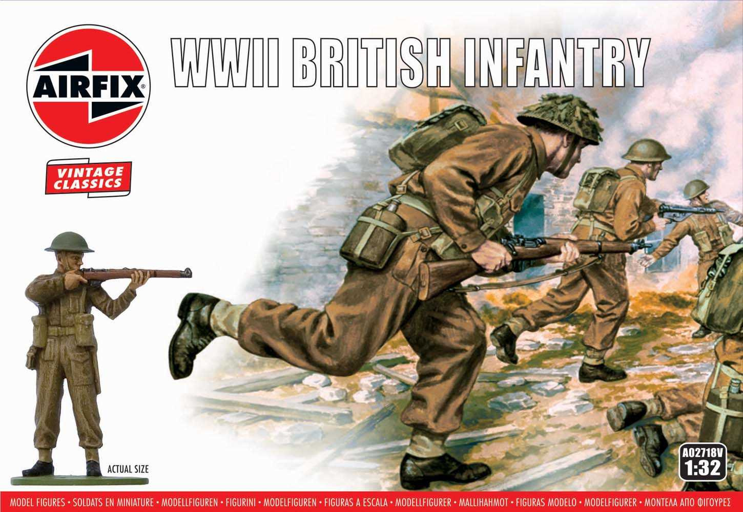 Airfix A00701V Guards Band Classic Vintage Figures, un Painted Airfix A00701V Guards Band Classic Vintage Figures, un Painted