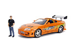 Jada Fast & Furious Auto 1995 Toyota Supra 1:24 + Figur Brian O’Conner