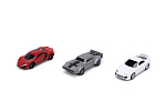 Jada Fast & Furious Set 3 Autos Nano Cars 1,65" Wave 4