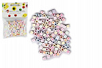SMT Creatoys Kunststoffperlen Alphabet 300 Stück 6mm im Beutel