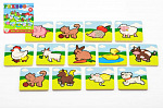 Teddies Memo-Spiel Meine ersten Tiere aus Holz 24 Teile für die Kleinsten in der Schachtel 19,5x19,5x3,5cm 12m+