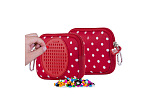 PIXIE CREW universelle Tasche Rot mit weißen Punkten