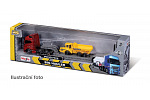 Maisto - Mini-Arbeitsmaschinen, Set mit großem LKW, Sortiment