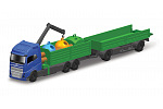 Maisto - Mini Arbeitsmaschinen, Scania 770S Anhänger für Holzernte