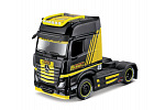 Maisto - Custom Rigs-Mercedes-Benz Actros 1851, schwarz-gelb, 1:64