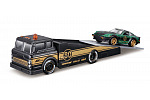 Maisto - Design Elite Transport, Missile Tow Flatbed + 1987 Buick Regal T-Type, 1:64