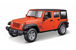 Maisto - 2015 Jeep Wrangler Unlimited, metallisch orange, 1:24