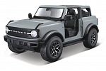 Maisto - 2021 Ford Bronco Badlands (ohne Türen), cactusgrau, 1:18