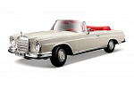 Maisto - 1967 Mercedes-Benz 280SE, Cabrio, cremefarben, 1:18