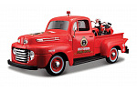 Maisto - Harley-Davidson Custom, 1948 Ford F-1 Pick up + 1936 EL Knucklehead, 1:24