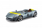 Maisto M. Ferrari Montagelinie, Ferrari Monza SP1, Silber, Fensterbox, 1:24