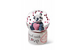 NICI Snežítko Panda Love 6,5 cm