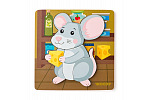 Woody Puzzle Baby - Maus