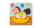 Woody Puzzle Baby - Schaukelpferd