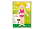 Woody Puzzle "Menschlicher Körper" - Mädchen SK