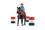Schleich 42576 Cowboy Barrel Race