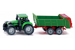 SIKU 1673 Blister - Traktor mit Universalanhänger