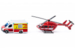 SIKU Super - Krankenwagen und Hubschrauber, Set
