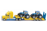 SIKU Super - LKW mit Anhänger und 2 New Holland Traktoren 1:87