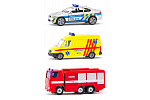 SIKU tschechische Version - Set Mix Polizei, Feuerwehr, Krankenwagen