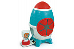 Clementoni Clemmy Baby - Sensorische Rakete mit Bausteinen