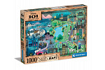 Clementoni Puzzle 1000 Teile - Disney Karte 101 Dalmatiner