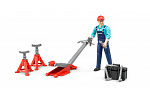 Bruder Freizeit - Figur mit Zubehör für Garagenstellplatz