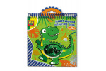 SES Magische Dino-Malbücher mit Glitzer blau/grün