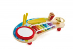 Hape Multifunktionales Xylophon mit Trommel