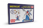 MERKUR - Stavebnice MERKUR - Baukasten Merkur 019 Mühle, 182 Teile, 10 Modelle