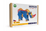 MERKUR - Stavebnice MERKUR - Baukasten Merkur - ZOO - Nashorn, 207 Teile