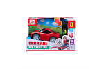 Maisto - BJUNIOR BB Junior RC - Ferrari 458 Italia mit Licht und Sound, Fernsteuerung Lenkrad, rot, 27MHz