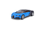 Bburago - Auta HOBBY, Bugatti Chiron, modrá, 1:18