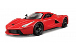 Bburago - RACE+PLAY, Ferrari LaFerrari, červená, 1:18
