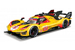 Bburago - RACING, FERRARI 499P, žlutá, 1:18