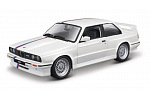 Bburago - Auta HOBBY, 1988 BMW 3 Series M3, bílá, 1:24