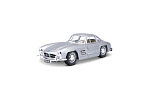 Bburago - Auta HOBBY, Mercedes-Benz 300 SL (1954), stříbrná, 1:24