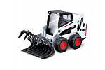 Bburago - FARMLAND, Bobcat nakladač s drapákem, 10 cm