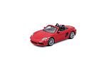 Bburago - Auta HOBBY, Porsche 718 Boxster, tmavě červená, 1:32