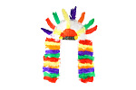 Rappa Indianer bunter Kopfschmuck