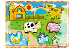 Rappa Holzpuzzle - Bauernhof