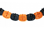 Rappa Girlande Papier Halloween Kürbisse 4 m