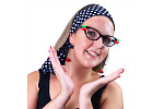 Rappa Set mit Brille Kirsche Retro