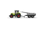 Rappa Traktor aus Kunststoff mit Sound und Licht mit Sprühanhänger