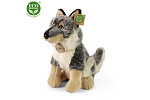 Rappa Plüschwolf sitzend 28 cm ECO-FRIENDLY