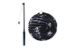 Rappa Lampion Skelett 25 cm mit leuchtendem Stab 39 cm