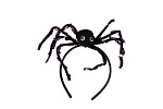 Rappa Stirnband Halloween mit schwarzer Spinne