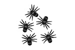 Rappa Dekoration Spinne schwarz 5 Stk.