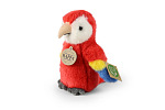 Rappa Plüschvogel Papagei roter Ara 16 cm ECO-FRIENDLY
