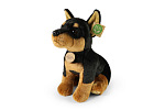 Rappa Plyšový pes dobrman 30 cm ECO-FRIENDLY